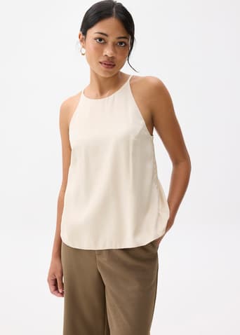 Round Neck Shell Camisole Top
