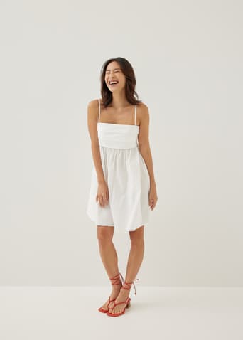 White formal sale mini dress