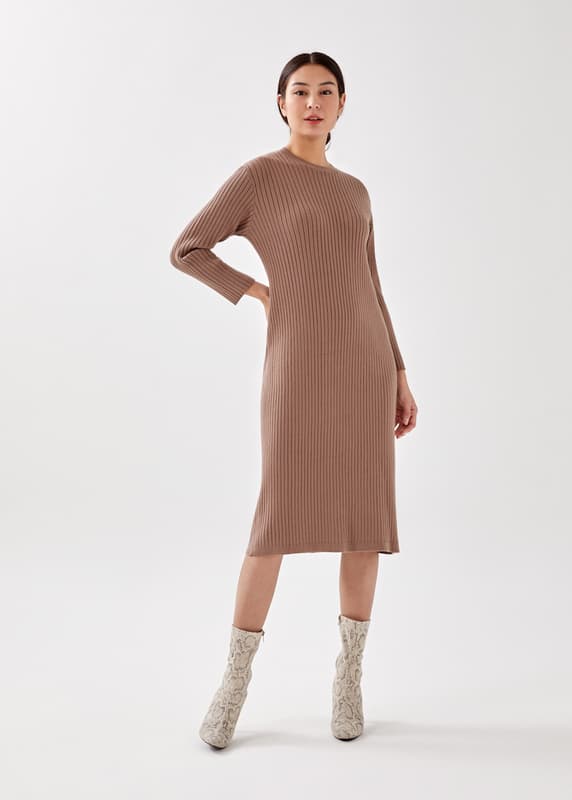 Buy Ermelinde Belted Knit Midi Dress @ Love, Bonito | Shop Women's ...