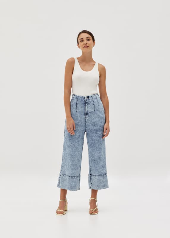 Buy Arian Denim Culotte Jeans @ Love, Bonito | Shop Women's Fashion ...