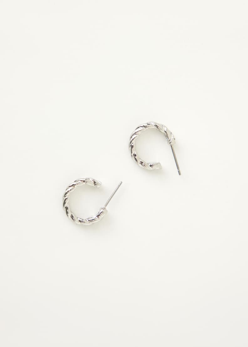 Cheap silver sale hoop earrings