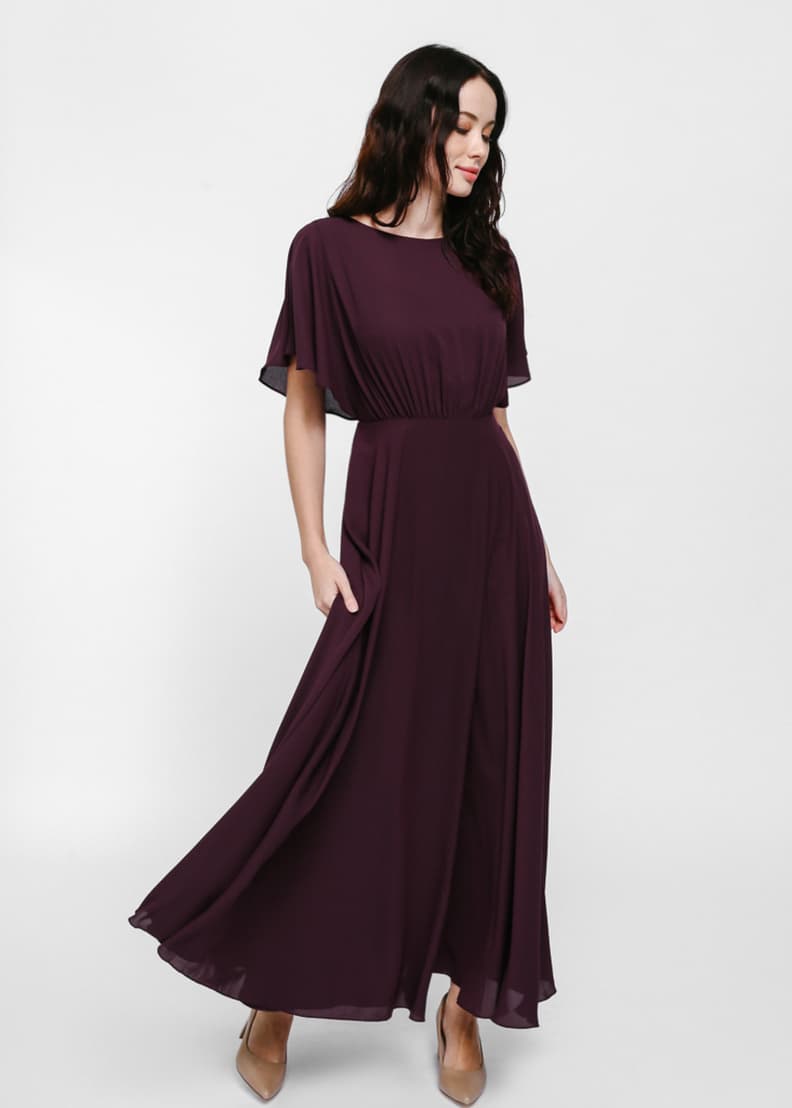 Full sleeve sale maxi gown