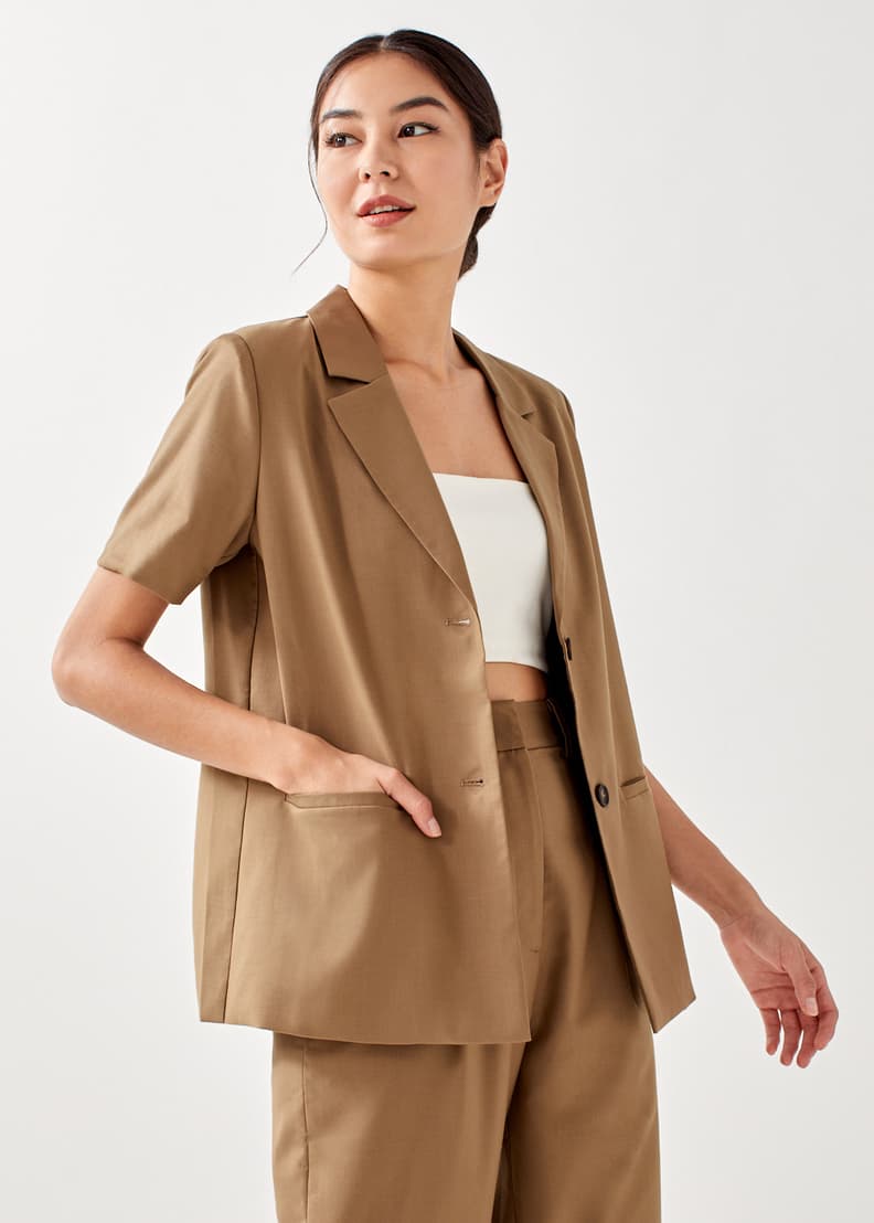 Relaxed blazer sale womens