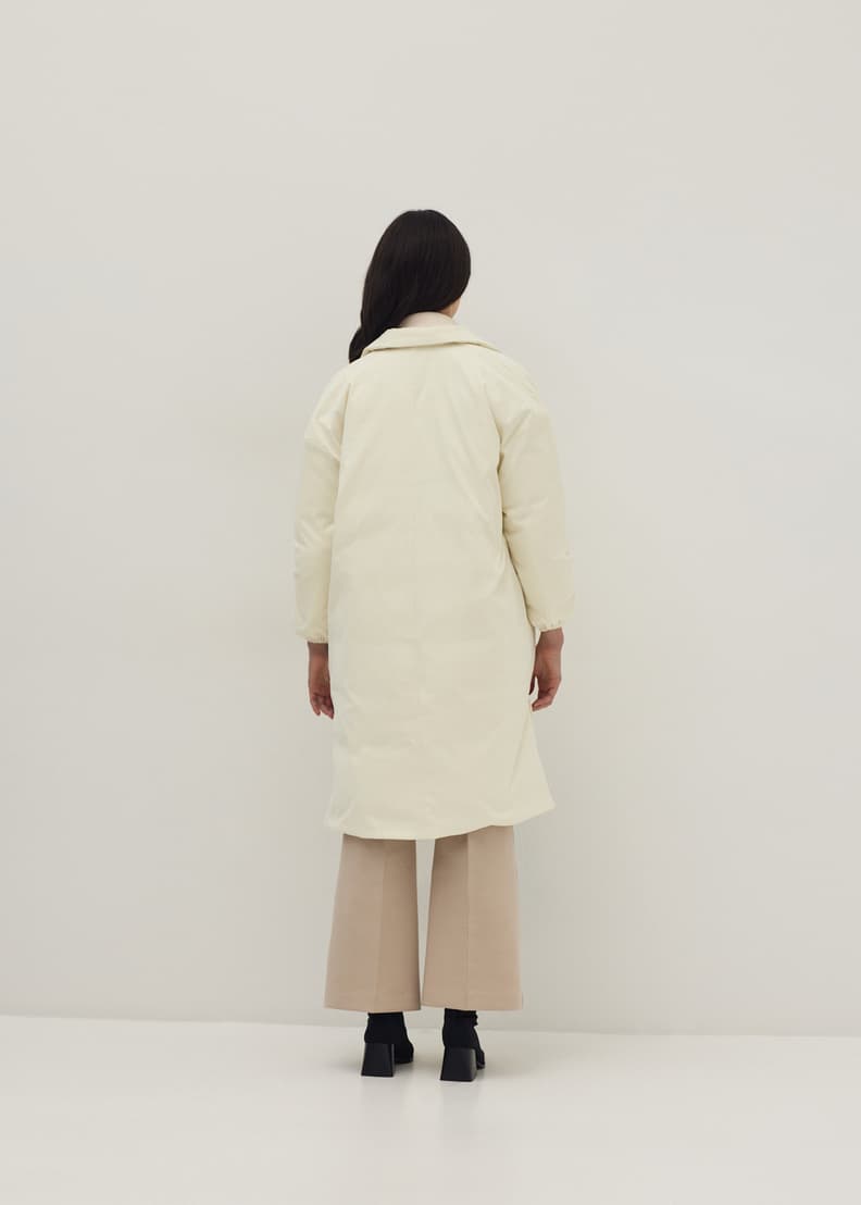 Puffy sale coat dress