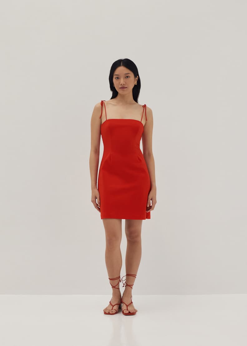 Selyn Tie Shoulder Bodycon Mini Dress | Love, Bonito ID