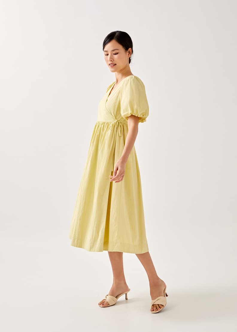 Buy Liara Wrap Midi Dress @ Love, Bonito | Shop Women's Fashion Online ...