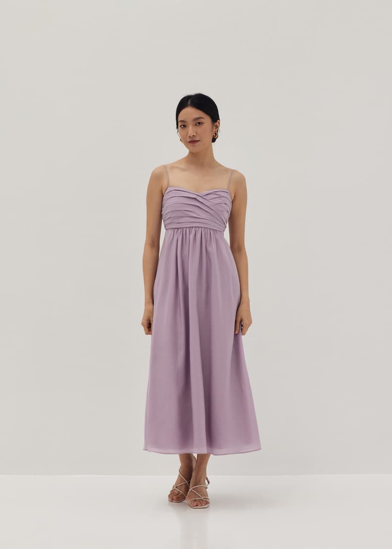 Buy Arlette Pleat Fit And Flare Dress Love Bonito Hong Kong Shop Women S Fashion Online