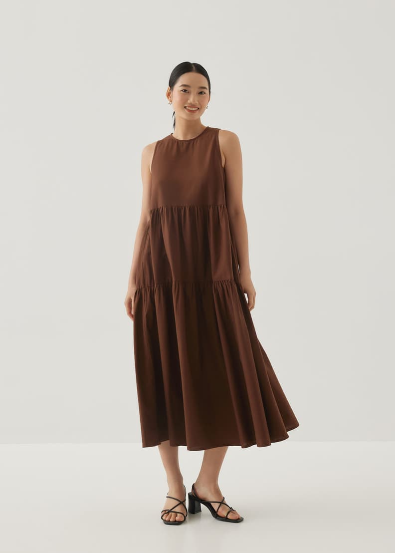 Cotton clearance trapeze dress