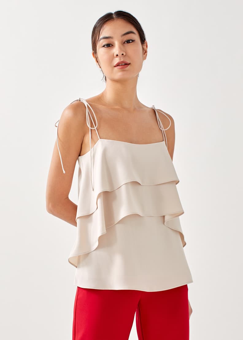 Buy Aerith Crop Camisole in Joyous Affair @ Love, Bonito Singapore, Shop  Women's Fashion Online