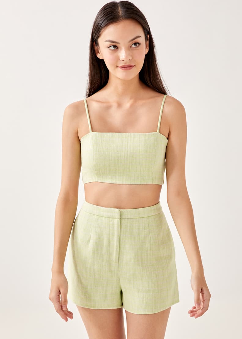 Buy Allora Tweed Padded Cropped Camisole @ Love, Bonito Hong Kong, Shop  Women's Fashion Online