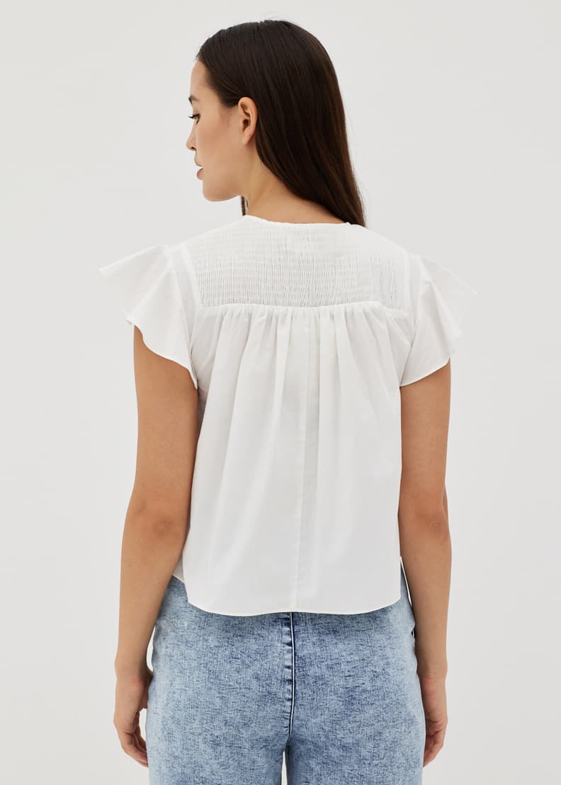 Buy Gap Smocked Peplum Tank Top from the Gap online shop