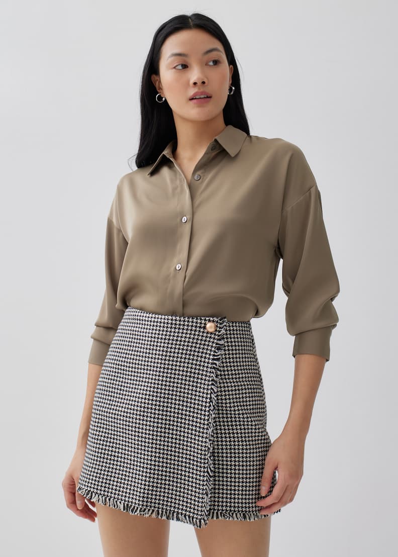 Buy Cessna Houndstooth A-line Skort @ Love, Bonito Singapore