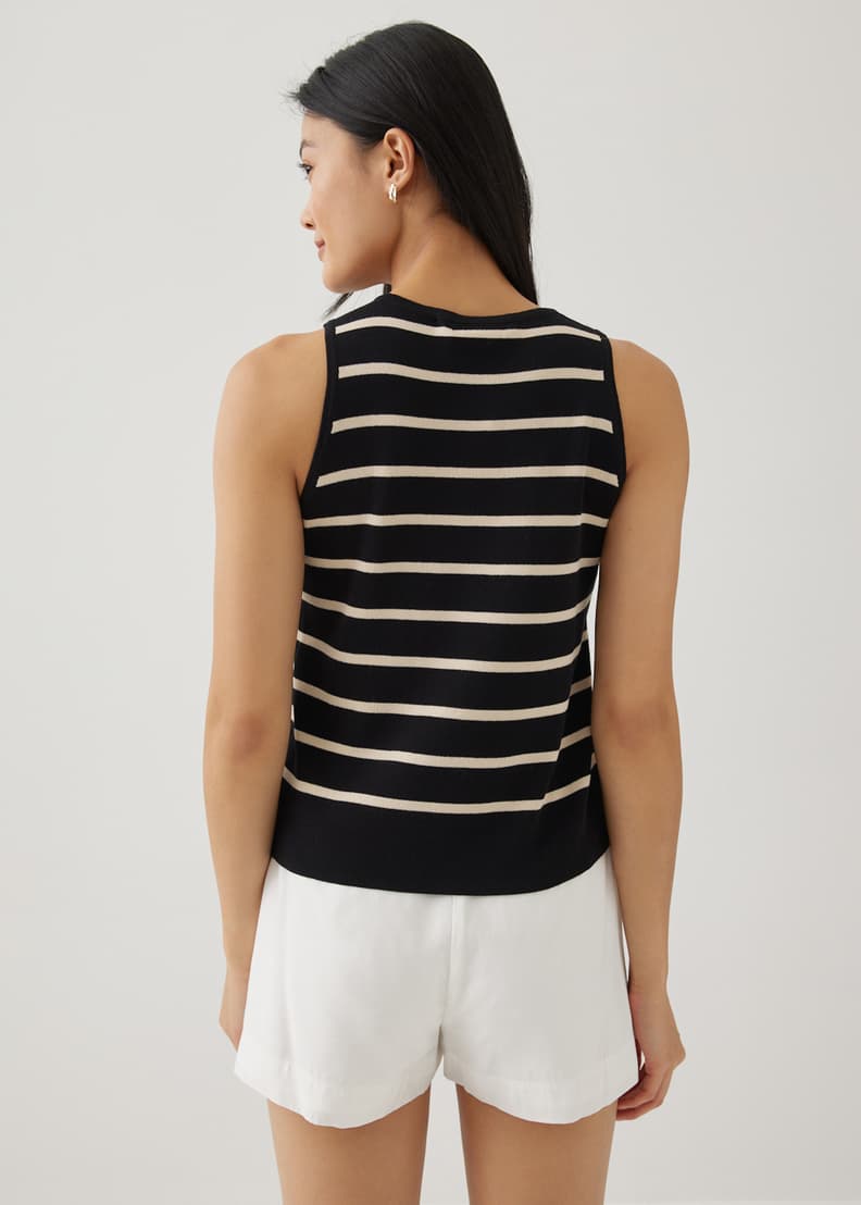 Buy Sasha Striped Knit Tank Top @ Love, Bonito, Shop Women's Fashion  Online